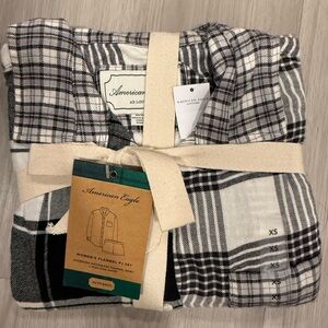 American Eagle Flannel XS Lounge Set